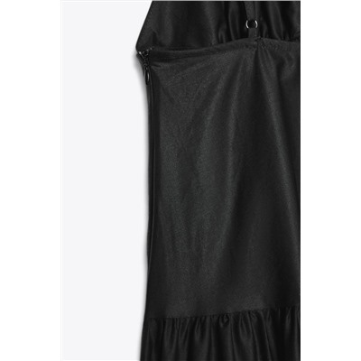 PANELLED MIDI DRESS