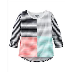 TLC Mixed-Stripe Tunic