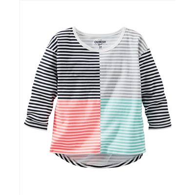 TLC Mixed-Stripe Tunic