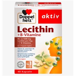 Lecithin + B-Vitamine Kapseln 40 St., 41,6 g