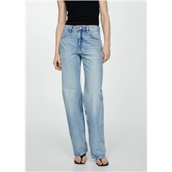 Jeans rectos tiro medio