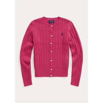 Mini-Cable Cotton Cardigan