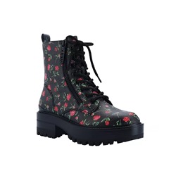 GUESS Women's Fearne Lug Sole Lace Up Bootie