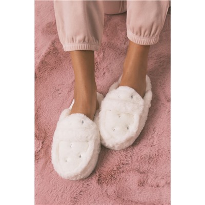 Zapatillas casa La Vecina Rubia mocasín pelo