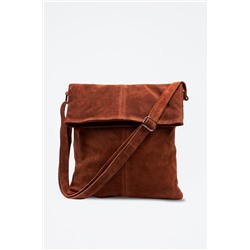 Bandolera de piel Airuno - Marrón