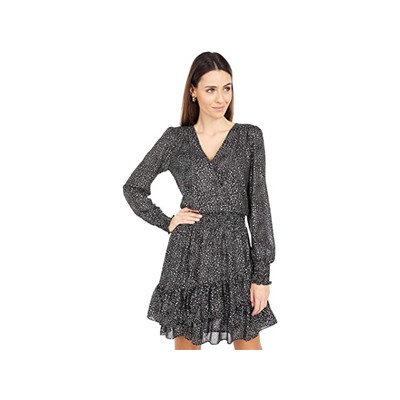 MICHAEL Michael Kors Spaced Galaxy Ruffle Dress