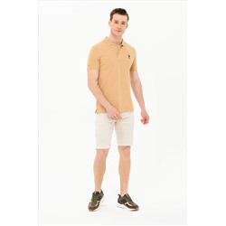 Erkek Camel Basic Polo Yaka Tişört