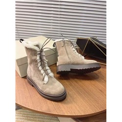 Женские ботинки Marti*n на толстой подошве и шнуровке  Brunell*o Cuccinell*i