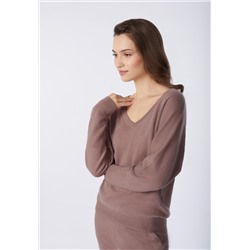 W22-00CH0416 Джемпер c V-образным вырезом