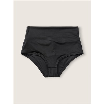PINK SWIM HIGH WAIST SHORTIE