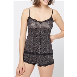 Minishort Negro y blanco