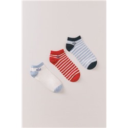 Pack 3 calcetines cortos print marineros