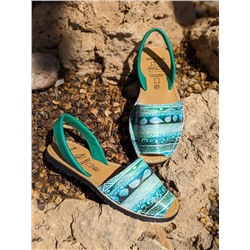 AVARCA MENORQUINA · 377AV · Verde+Ab.Zapatos PELLE Milan (930) encina АКЦИЯ