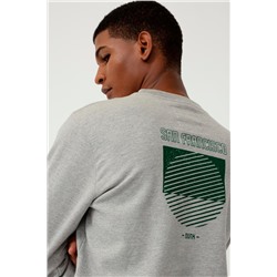 Sudadera Gris claro jaspeado