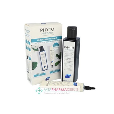 Phyto Apaisant Kit Shampoing Traitant Apaisant 250ml + Sérum Calmant Anti-démangeaisons 50ml