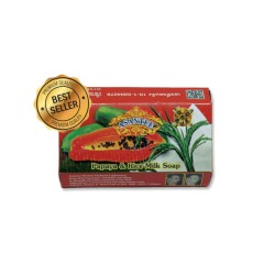 Мыло Асанти Папайя и Рисовое молоко 135 гр / Asantee Papaya and Rice Milk Soap 135 g