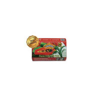 Мыло Асанти Папайя и Рисовое молоко 135 гр / Asantee Papaya and Rice Milk Soap 135 g