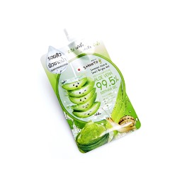 Концентрированный гель алое вера 99.5% с улиточной слизью от Smooto 50 ml  / Smooto Aloe vera 99.5% soothing gel
