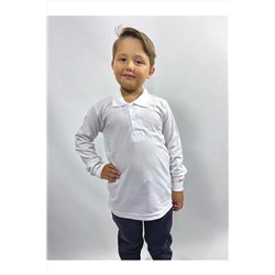 Nacar Uzun Kollu Polo Yaka Okul Giyim Kıyafet Tshirt okul12a4