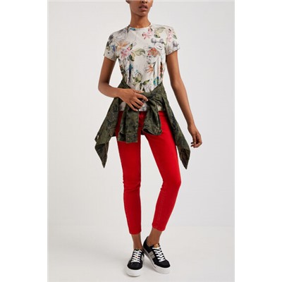 Camiseta tropical Mickey Mouse