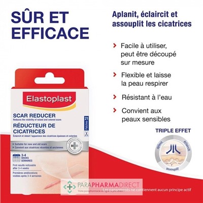 Elastoplast Pansements Réducteur de Cicatrices x21