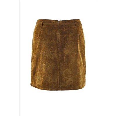 Camel Denim Büyük Beden Etek TBBAW26AZ00035