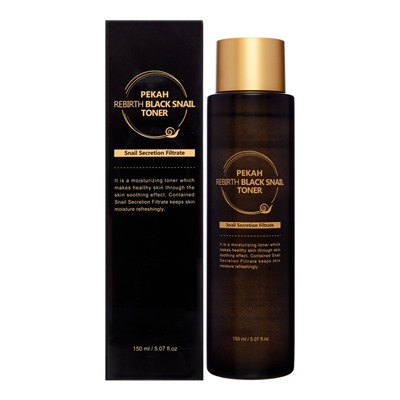 PEKAH Rebirth Black Snail Toner Тонер с муцином черной улитки 150мл