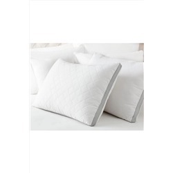 Madame Coco Klimalı Yastık - Beyaz / Açık Gri 1KYAST0136-8682116123891