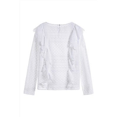Blusa bordada Blanco
