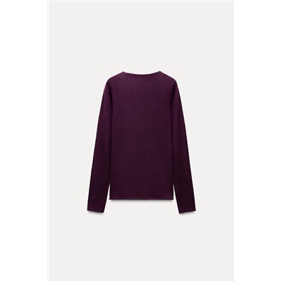 PLAIN KNIT TOP