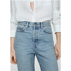 Jeans rectos costuras adelantadas