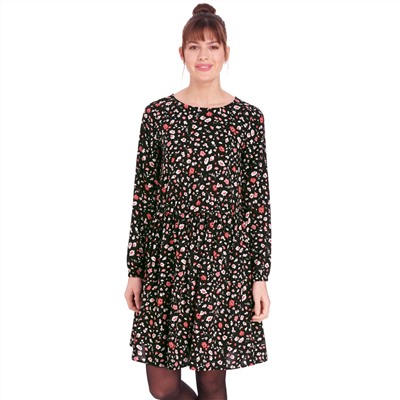 Damen Kleid mit elastischer Taille