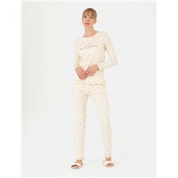 Açık Sarı Pijama Takımı