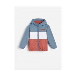 Gefütterte Jacke mit Kapuze