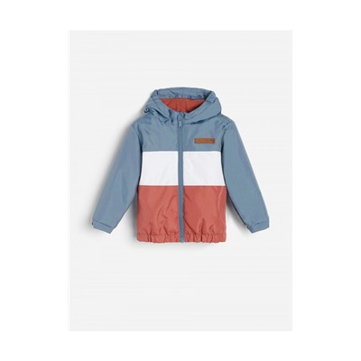 Gefütterte Jacke mit Kapuze