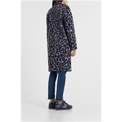 Abrigo recto animal print