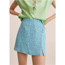Falda estampado floral -  Mujer | MANGO OUTLET Melilla