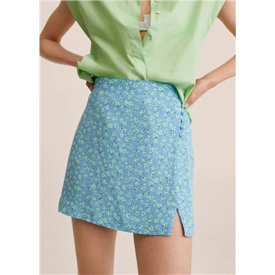 Falda estampado floral -  Mujer | MANGO OUTLET Melilla