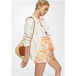 Short estampado paperbag -  Mujer | MANGO OUTLET Melilla
