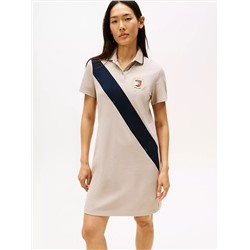 Banner Stripe Polo Dress
