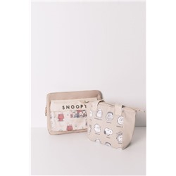 Bolsa térmica porta alimentos beige Snoopy