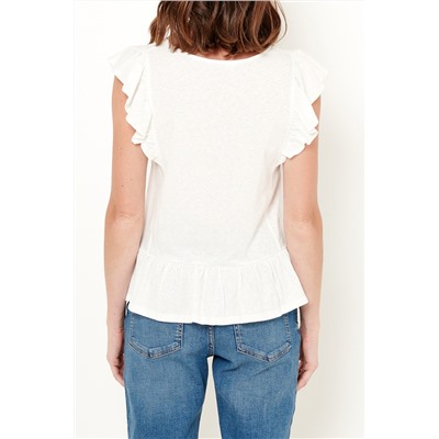 Camiseta Blanco roto