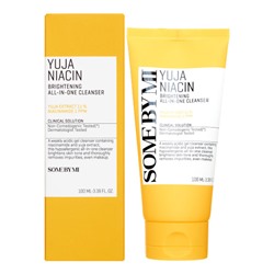 SOME BY MI YUJA NIACIN ALL-IN-ONE CLEANSER Мультифункциональная пенка для умывания с экстрактом юдзу и ниацинамидом 100мл