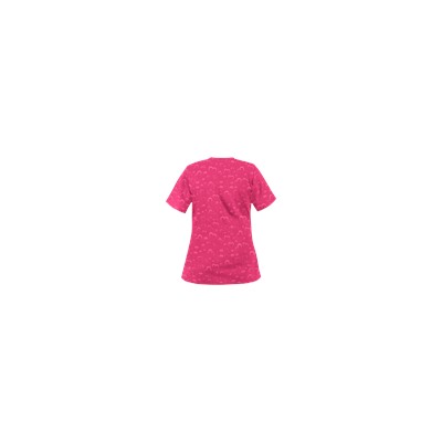UA Forever Hearts Fuchsia Scrub Top