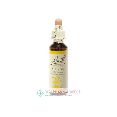 Fleurs de Bach Gorse (ajonc) Espoir et certitude 20ml