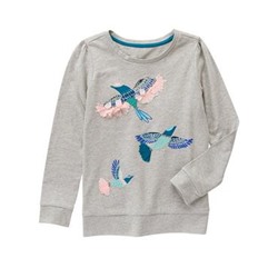 Feathery Bird Top