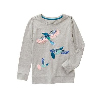 Feathery Bird Top