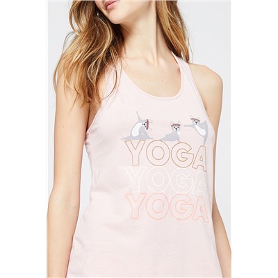 Camiseta de tirantes Paulette Rosa