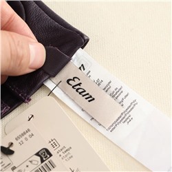 Женские кожаные перчатки Eta*m с U-вырезом для удобства надевания, экспорт