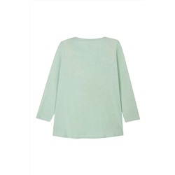 Camiseta Verde agua jaspeado